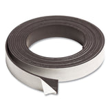 U Brands Magnetic Adhesive Tape Roll, 0.5" x 7 ft, Black (UBRFM2319) 1 Roll