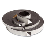 U Brands Magnetic Adhesive Tape Roll, 0.5" x 7 ft, Black (UBRFM2319) 1 Roll