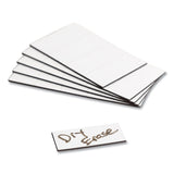 U Brands Dry Erase Magnetic Tape Strips, 2" x 0.88", White, 25/Pack (UBRFM2418) Pack of 25