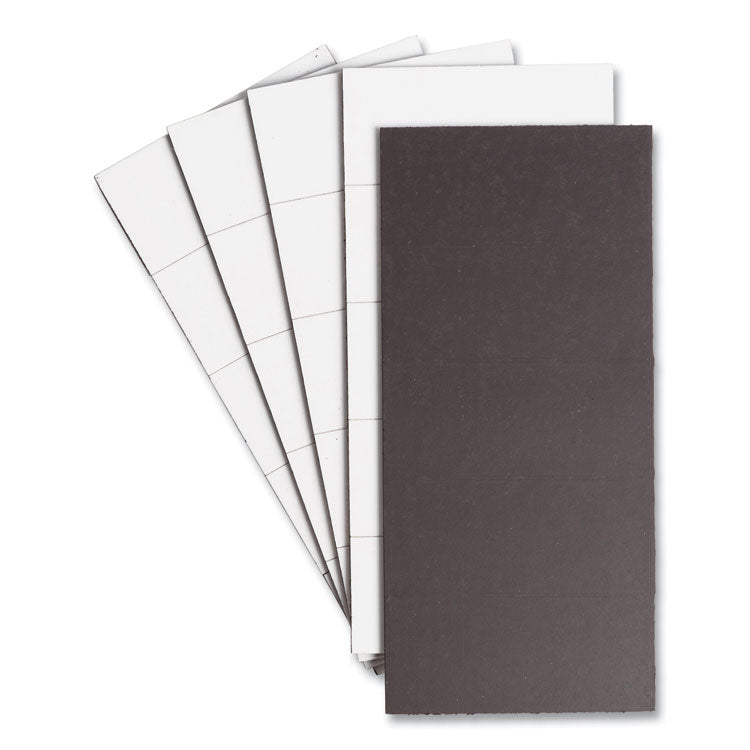 U Brands Dry Erase Magnetic Tape Strips, 2" x 0.88", White, 25/Pack (UBRFM2418) Pack of 25
