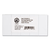 U Brands Dry Erase Magnetic Tape Strips, 2" x 0.88", White, 25/Pack (UBRFM2418) Pack of 25
