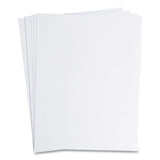 U Brands Data Card Replacement Sheet, 8.5 x 11 Sheets, Perforated at 1", White, 10/Pack (UBRFM1615) Pack of 10