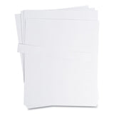 U Brands Data Card Replacement Sheet, 8.5 x 11 Sheets, Perforated at 1", White, 10/Pack (UBRFM1615) Pack of 10