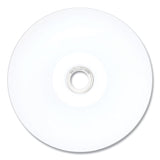 Verbatim® CD-R DataLifePlus Printable Recordable Disc, 700 MB/80 min, 52x, Spindle, White, 50/Pack (VER94755)