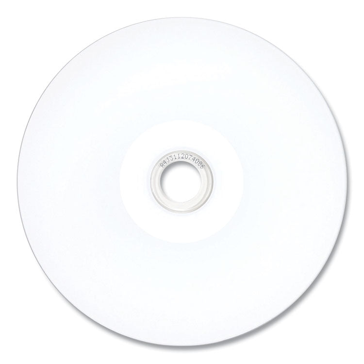 Verbatim® CD-R DataLifePlus Printable Recordable Disc, 700 MB/80 min, 52x, Spindle, White, 50/Pack (VER94755)