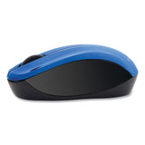 Verbatim® Silent Wireless Blue LED Mouse, 2.4 GHz Frequency/32.8 ft Wireless Range, Left/Right Hand Use, Blue (VER99770)