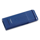 Verbatim® Classic USB 2.0 Flash Drive, 16 GB, Blue, 5/Pack (VER99810)