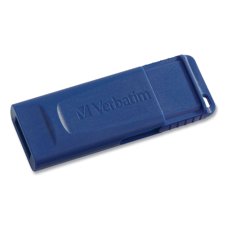 Verbatim® Classic USB 2.0 Flash Drive, 16 GB, Blue, 5/Pack (VER99810)