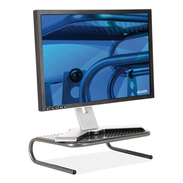 Allsop® Metal Art Jr. Monitor Stand, 14.75" x 11" x 4.25", Black, Supports 40 lbs (ASP30165) Each