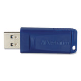 Verbatim® Classic USB 2.0 Flash Drive, 64 GB, Blue (VER98658)