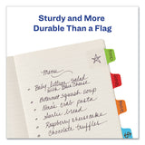 Avery® Ultra Tabs Repositionable Tabs, Mini Tabs: 1" x 1.5", 1/5-Cut, Assorted Colors, 40/Pack (AVE74760) Pack of 40