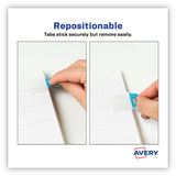Avery® Ultra Tabs Repositionable Tabs, Mini Tabs: 1" x 1.5", 1/5-Cut, Assorted Colors, 40/Pack (AVE74760) Pack of 40