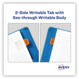 Avery® Ultra Tabs Repositionable Tabs, Mini Tabs: 1" x 1.5", 1/5-Cut, Assorted Colors, 40/Pack (AVE74760) Pack of 40