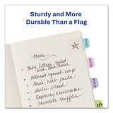 Avery® Ultra Tabs Repositionable Tabs, Mini Tabs: 1" x 1.5", 1/5-Cut, Assorted Pastel Colors, 40/Pack (AVE74761) Pack of 40