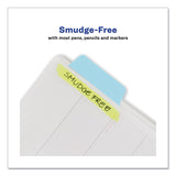 Avery® Ultra Tabs Repositionable Tabs, Margin Tabs: 2.5" x 1", 1/5-Cut, Assorted Pastel Colors, 24/Pack (AVE74769) Pack of 24