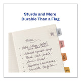 Avery&reg; Ultra Tabs Repositionable Mini Tabs, 1/5-Cut Tabs, Assorted Metallic, 1" Wide, 40/Pack (AVE74785) Pack of 40