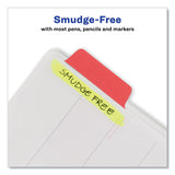 Avery® Ultra Tabs Repositionable Tabs, Margin Tabs: 2.5" x 1", 1/5-Cut, Assorted Colors, 48/Pack (AVE74866) Pack of 48