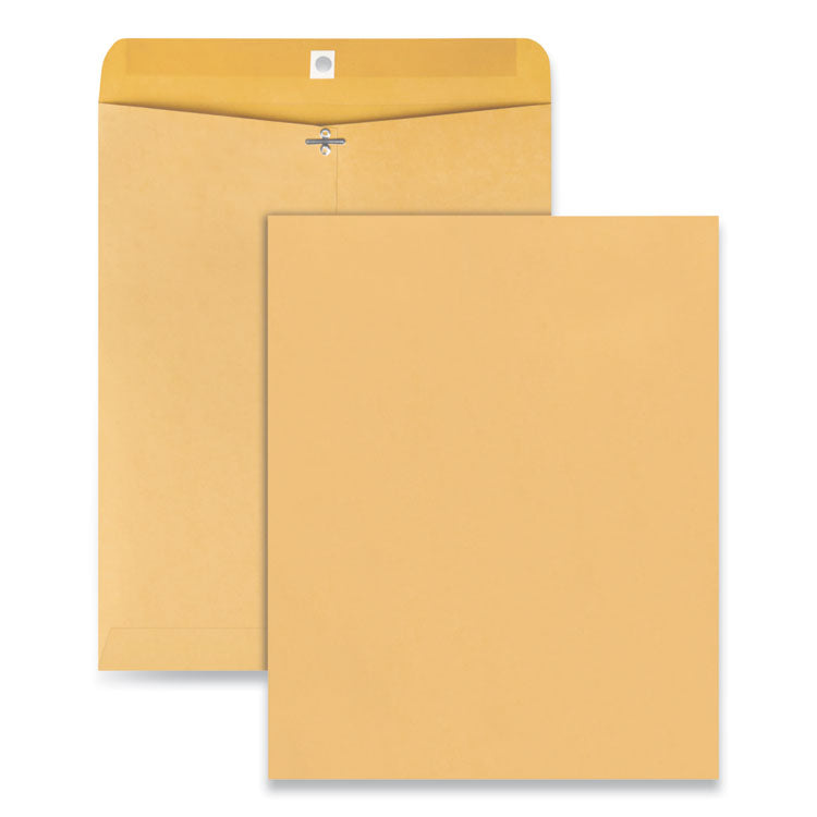 Universal® Kraft Clasp Envelope, #105, Square Flap, Clasp/Gummed Closure, 11.5 x 14.5, Brown Kraft, 100/Pack (UNV35263) Pack of 100