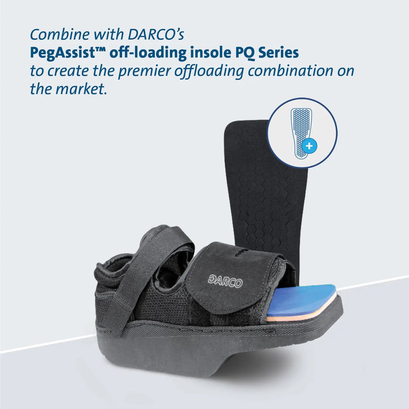 Darco® OrthoWedge™ Post-Op Shoe X-Large Male Black (683890_EA) 1/EA