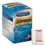 PhysiciansCare® Aspirin Medication, Two-Pack, 50 Packs/Box (ACM90014) 50 Packs of 2