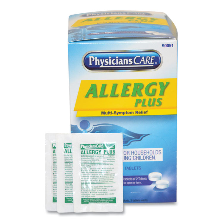 PhysiciansCare® Allergy Antihistamine Medication, Two-Pack, 50 Packs/Box (ACM90091)