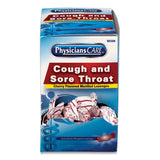 PhysiciansCare® Cough and Sore Throat, Cherry Menthol Lozenges, Individually Wrapped, 50/Box (ACM90306) Each