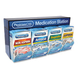 PhysiciansCare® Medication Station, Aspirin, Ibuprofen, Non Aspirin Pain Reliever, Antacid (ACM90780) Each