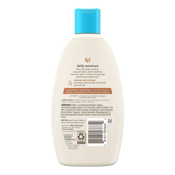 Aveeno® Baby Baby Shampoo and Body Wash 8 oz. Flip Top Bottle Light Scent (1228800_EA) 1/EA