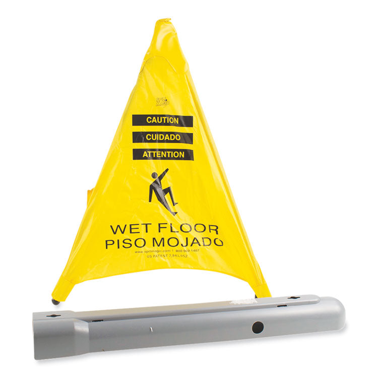 Spill Magic™ Pop Up Safety Cone, 3 x 2.5 x 20, Yellow (FAO220SC) Each