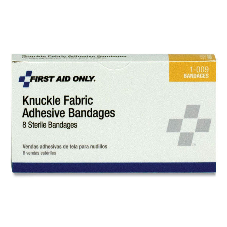 PhysiciansCare® by First Aid Only® First Aid Fabric Knuckle Bandages, 8/Box (FAO1009) Box of 8