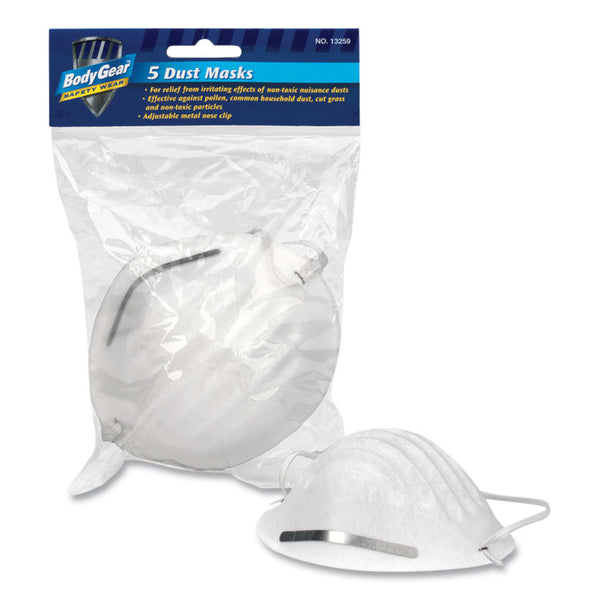 BodyGear™ BodyGear Dust Mask, 5/Pack (FAO13259)