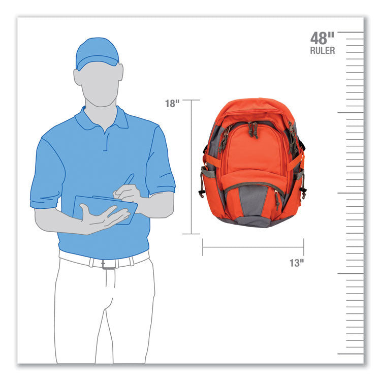 PhysiciansCare® by First Aid Only® Emergency Preparedness First Aid Backpack, XL, 63 Pieces, Nylon Fabric (FAO90001) Each