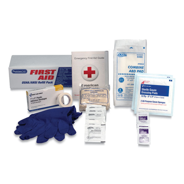 PhysiciansCare® by First Aid Only® OSHA First Aid Refill Kit, 41 Pieces/Kit (FAO90103) Each