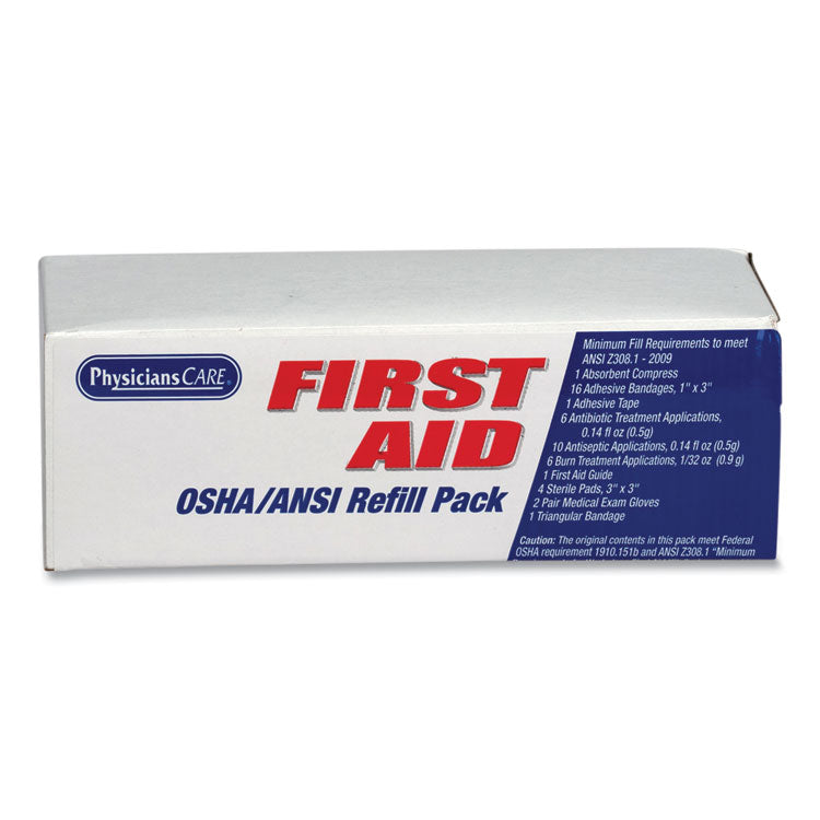 PhysiciansCare® by First Aid Only® OSHA First Aid Refill Kit, 41 Pieces/Kit (FAO90103) Each