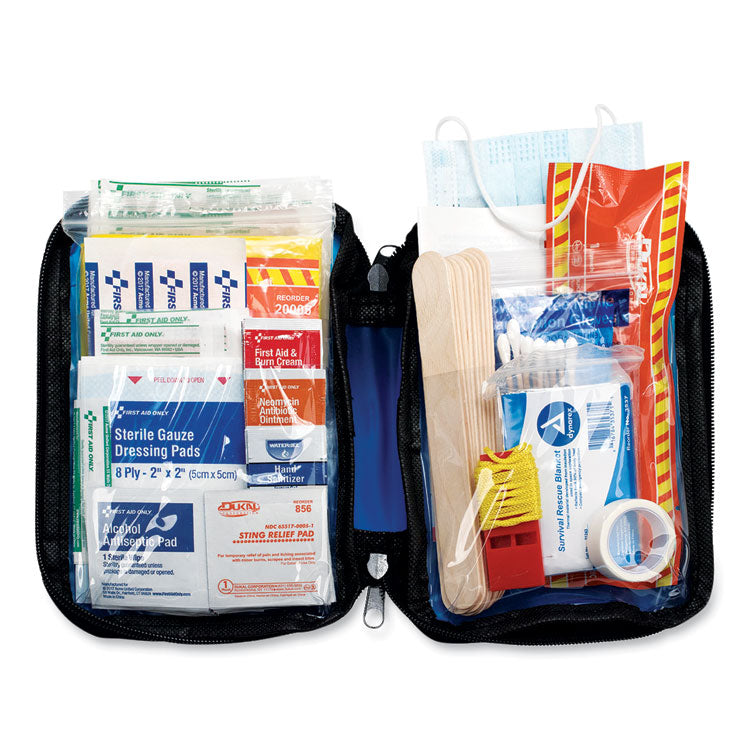 PhysiciansCare® by First Aid Only® Soft-Sided First Aid and Emergency Kit, 104 Pieces, Soft Fabric Case (FAO90168) Each