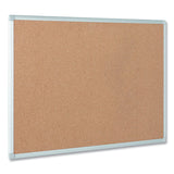 MasterVision® Earth Cork Board, 36 x 24, Tan Surface, Silver Aluminum Frame (BVCCA031790) Each