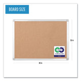 MasterVision® Earth Cork Board, 48 x 36, Tan Surface, Silver Aluminum Frame (BVCCA051790) Each