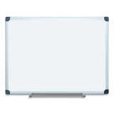 MasterVision® Porcelain Value Dry Erase Board, 36 x 48, White Surface, Silver Aluminum Frame (BVCCR0801170MV) Each