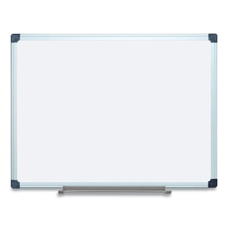 MasterVision® Porcelain Value Dry Erase Board, 36 x 48, White Surface, Silver Aluminum Frame (BVCCR0801170MV) Each