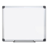 MasterVision® Porcelain Value Dry Erase Board, 48 x 96, White Surface, Silver Aluminum Frame (BVCCR1501170MV) Each