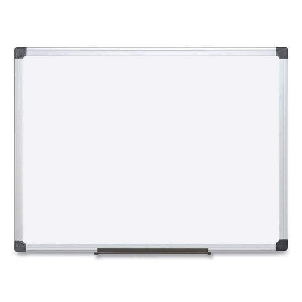 MasterVision® Value Lacquered Steel Magnetic Dry Erase Board, 18 x 24, White Surface, Silver Aluminum Frame (BVCMA0207170) Each