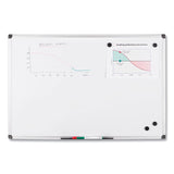 MasterVision® Value Lacquered Steel Magnetic Dry Erase Board, 96 x 48, White Surface, Silver Aluminum Frame (BVCMA2107170) Each