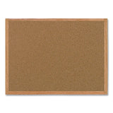 MasterVision® Value Cork Bulletin Board with Oak Frame, 24 x 36, Brown Surface, Oak Frame (BVCMC070014231) Each