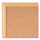 MasterVision® Value Cork Bulletin Board with Oak Frame, 24 x 36, Brown Surface, Oak Frame (BVCMC070014231) Each