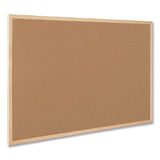 MasterVision® Value Cork Bulletin Board with Oak Frame, 24 x 36, Brown Surface, Oak Frame (BVCMC070014231) Each