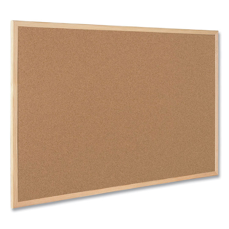 MasterVision® Value Cork Bulletin Board with Oak Frame, 24 x 36, Brown Surface, Oak Frame (BVCMC070014231) Each