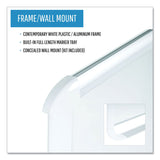 MasterVision® Gold Ultra Magnetic Dry Erase Boards, 48 x 36, White Surface, White Aluminum Frame (BVCMVI050205) Each