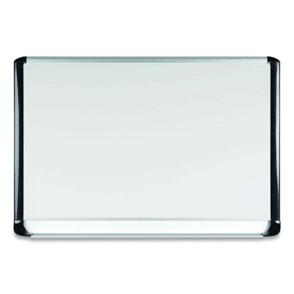 MasterVision® Gold Ultra Magnetic Dry Erase Boards, 72 x 48, White Surface, Black Aluminum Frame (BVCMVI270201) Each