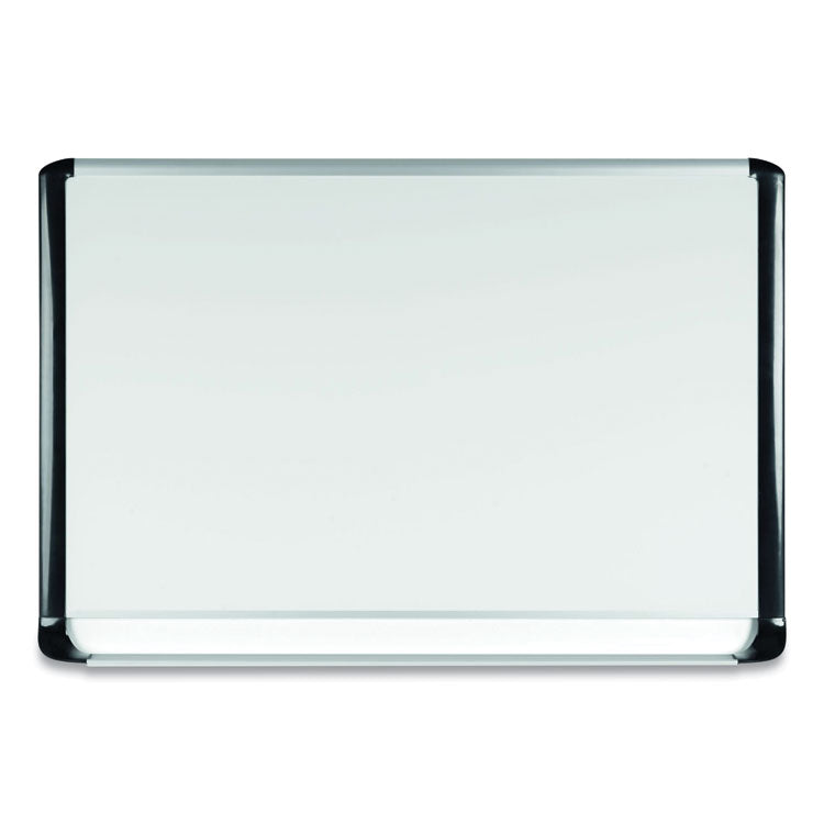 MasterVision® Gold Ultra Magnetic Dry Erase Boards, 72 x 48, White Surface, Black Aluminum Frame (BVCMVI270201) Each