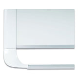 MasterVision® Gold Ultra Magnetic Dry Erase Boards, 72 x 48, White Surface, White Aluminum Frame (BVCMVI270205) Each